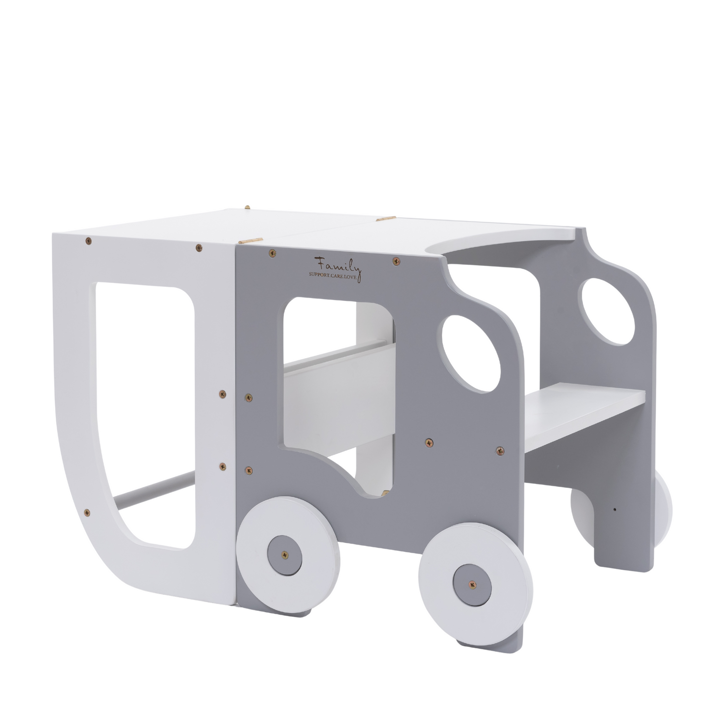 Dječji toranj za učenje i stol 2-u-1: "Auto"