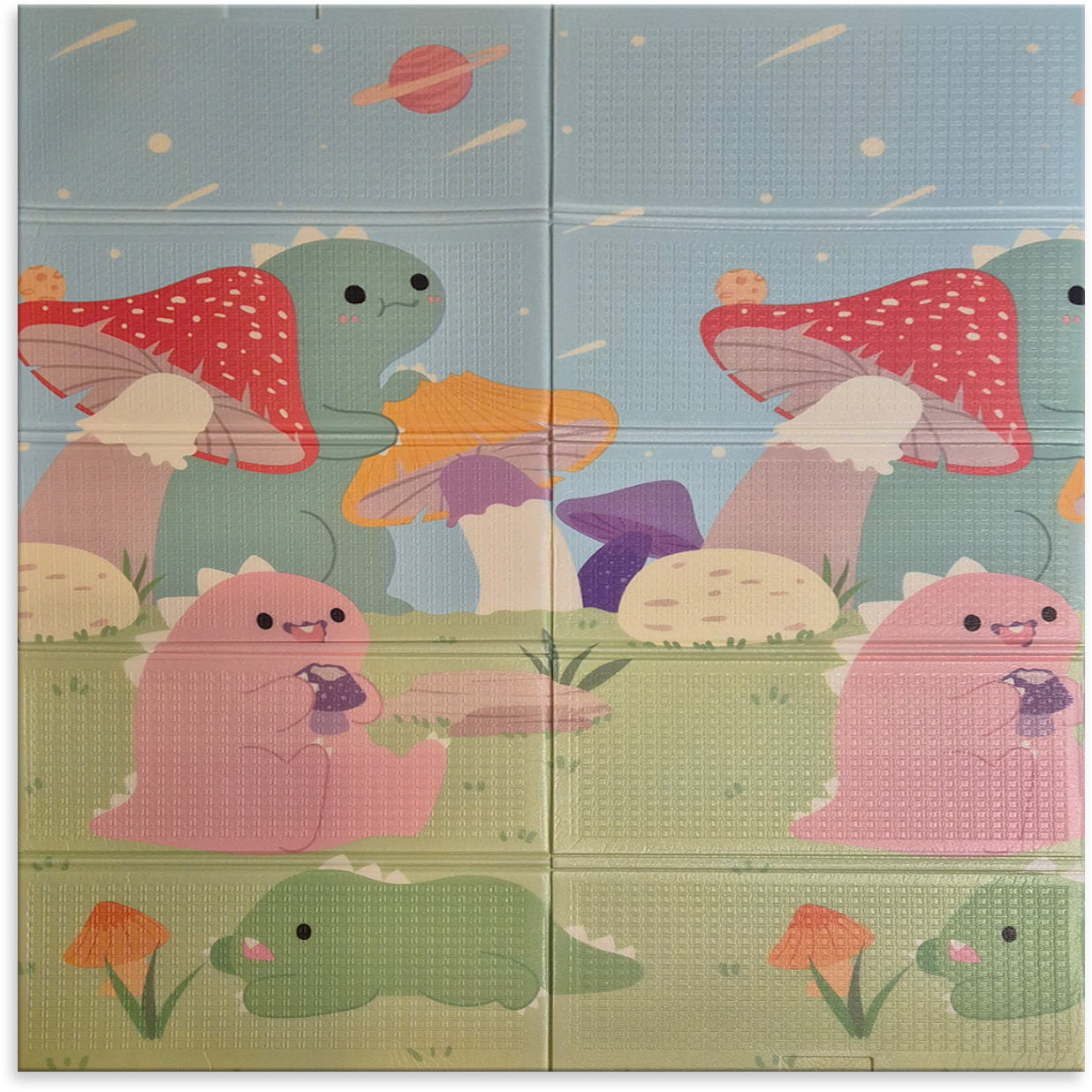 Sklopiva dvostrana podloga za igru i puzanje - Vesela Muhara 180x120 cm