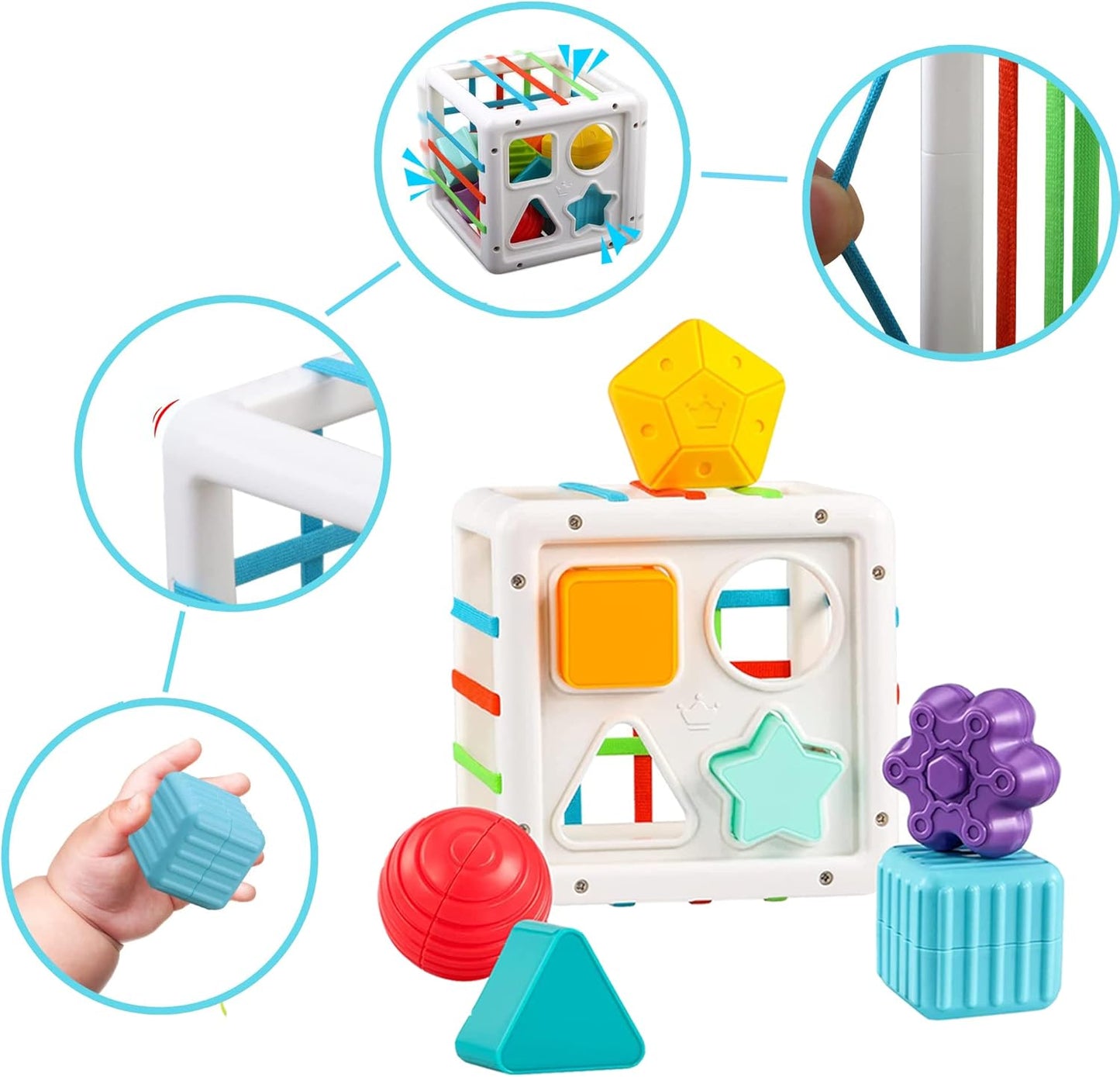 Montessori Edukativna Igračka – Shape Sorting Baby Toy