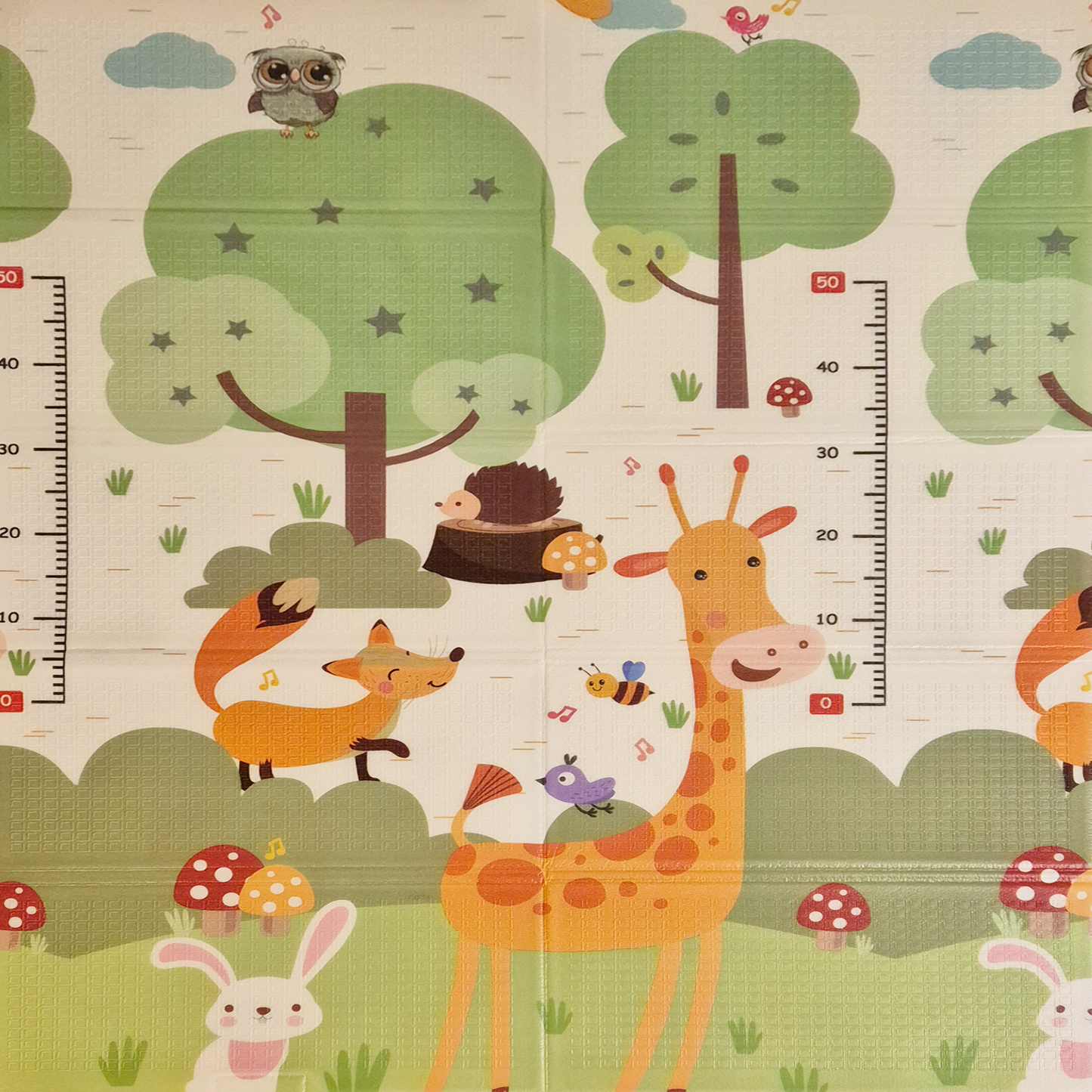 Sklopiva dvostrana podloga za igru i puzanje - Pingvinovo Društvo 180x120 cm