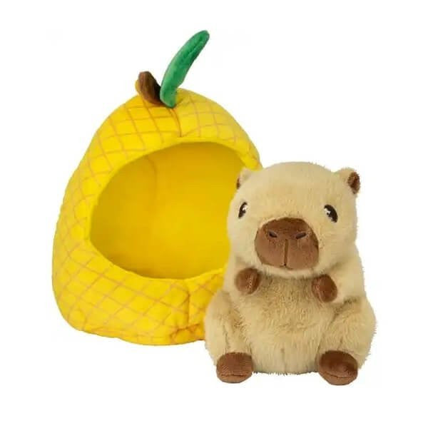 Plišana igračka Capybara u voću - 15 cm