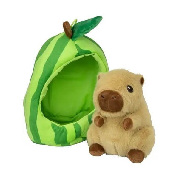 Plišana igračka Capybara u voću - 15 cm