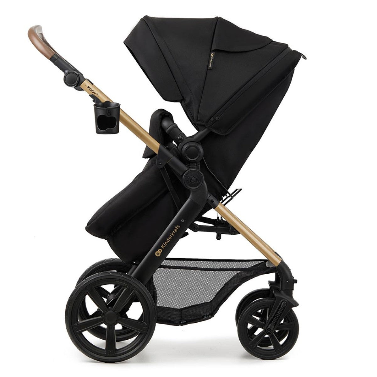 Kinderkraft Kolica Moov 2 3u1 MINK PRO, Pure Black
