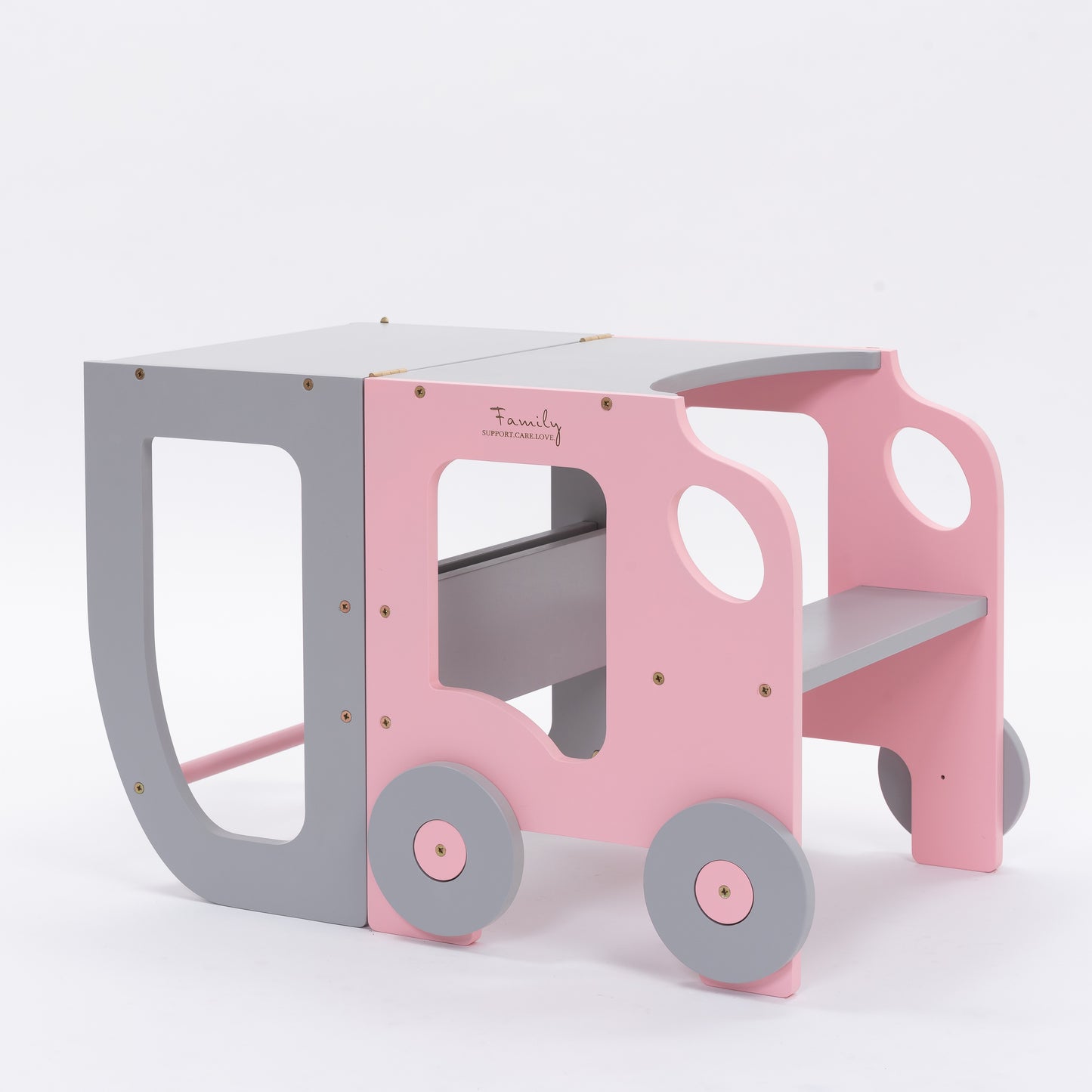 Dječji toranj za učenje i stol 2-u-1: "Auto"