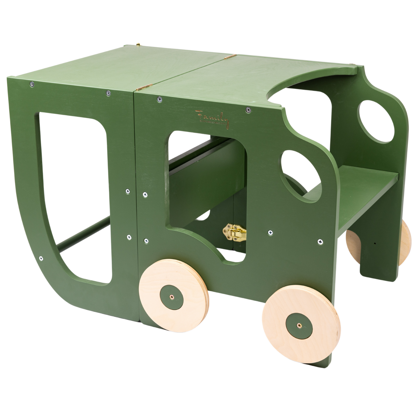 Dječji toranj za učenje i stol 2-u-1: "Auto"