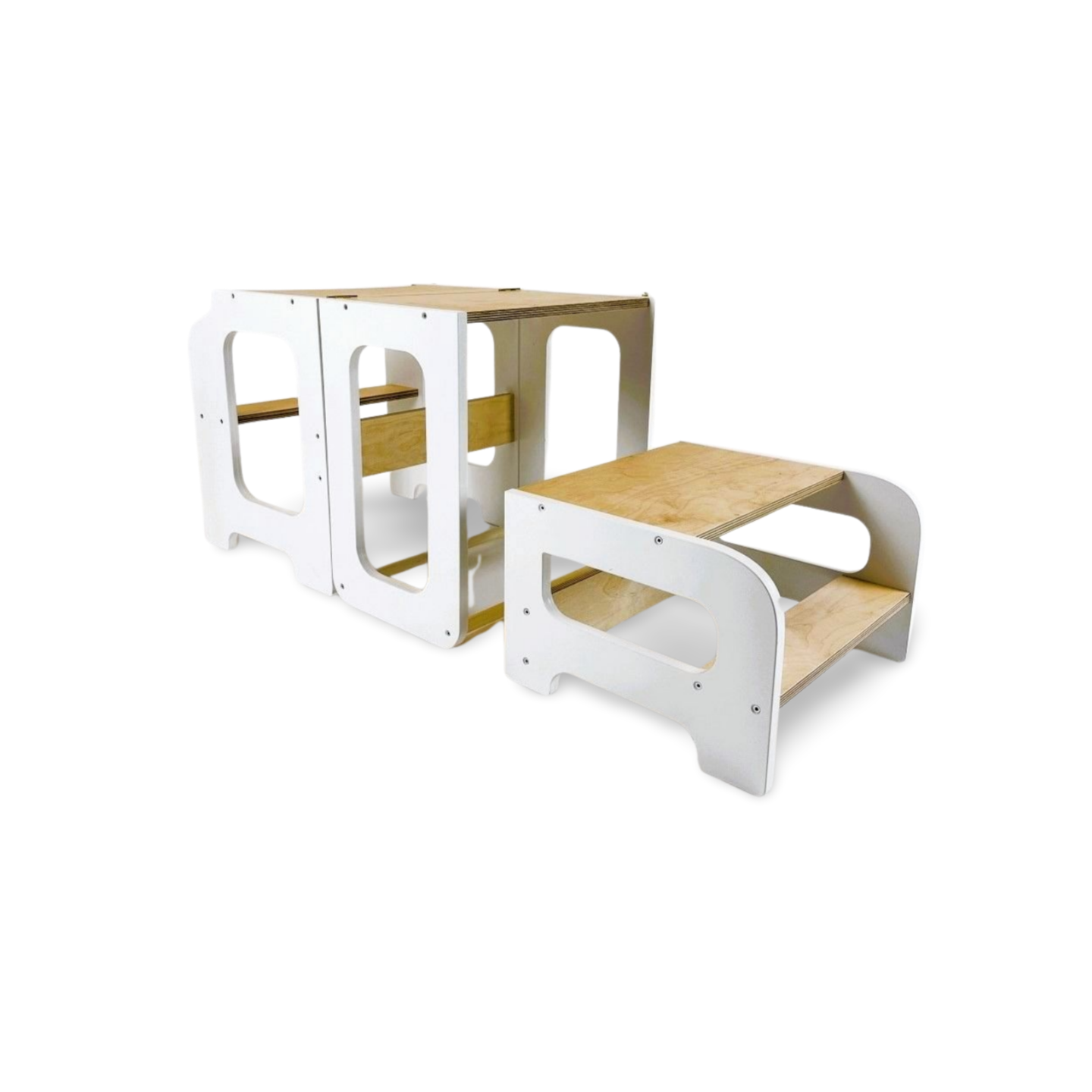 Montessori kreativni toranj 4u1 s toboganom i pločom za pisanje