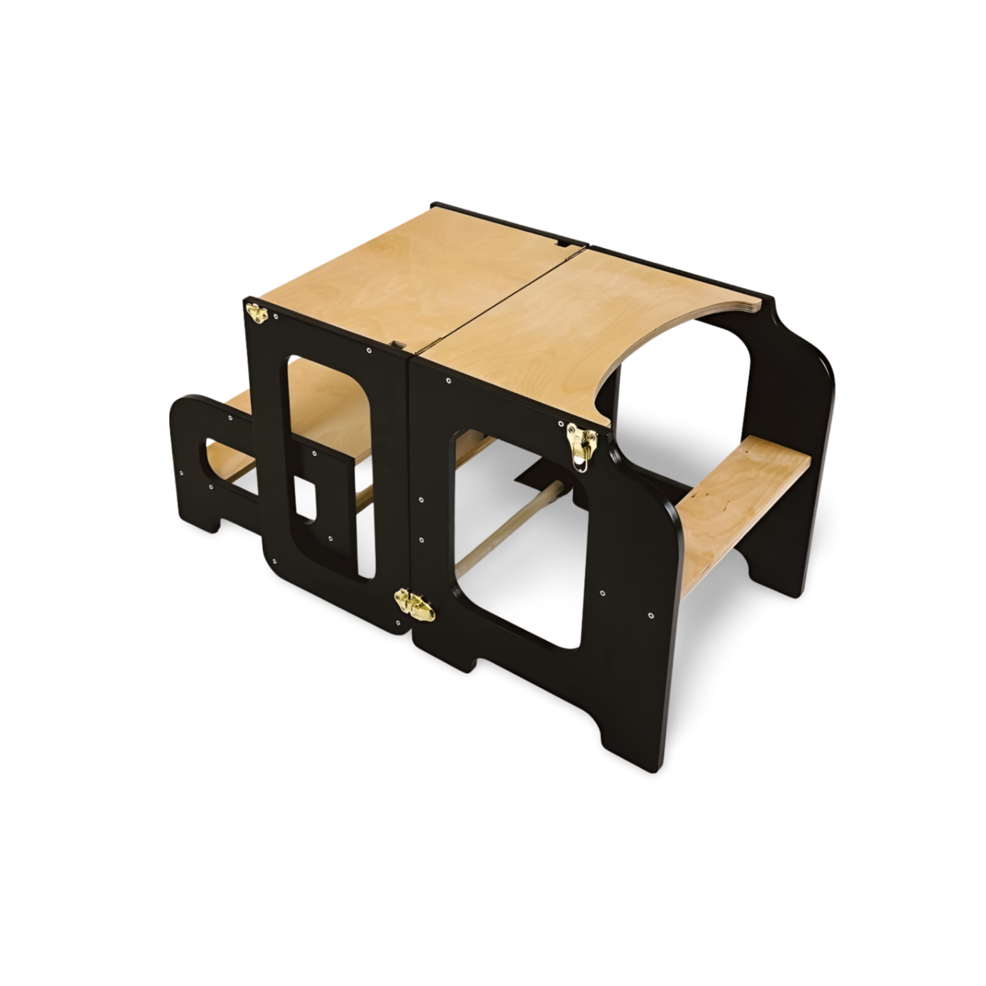 Montessori kreativni toranj 4u1 s toboganom i pločom za pisanje