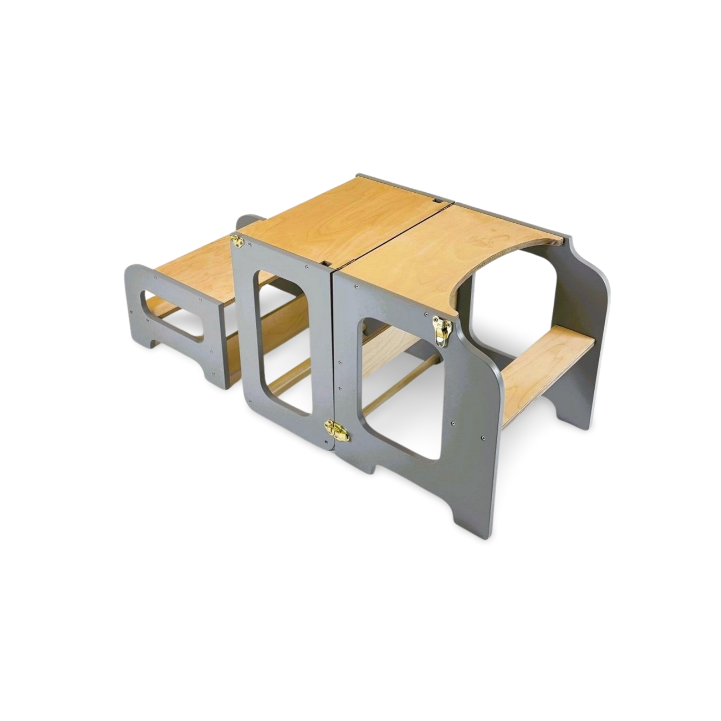 Montessori kreativni toranj 4u1 s toboganom i pločom za pisanje