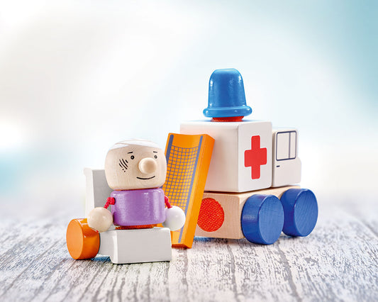 Schmidt Selecta KLETTINI® Ambulance drvena igračka