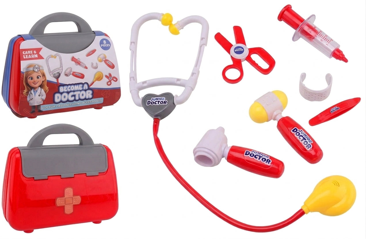 Dječji doktorski set u koferu – 8 dijelova