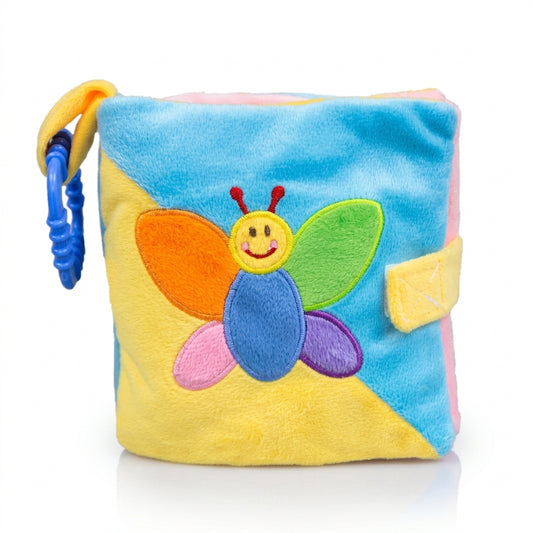 Sunkid Plišana interaktivna slikovnica na rasklapanje (14×14 cm)