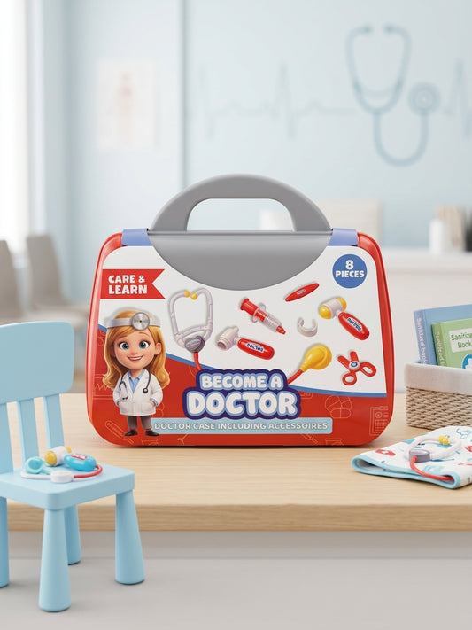 Dječji doktorski set u koferu – 8 dijelova