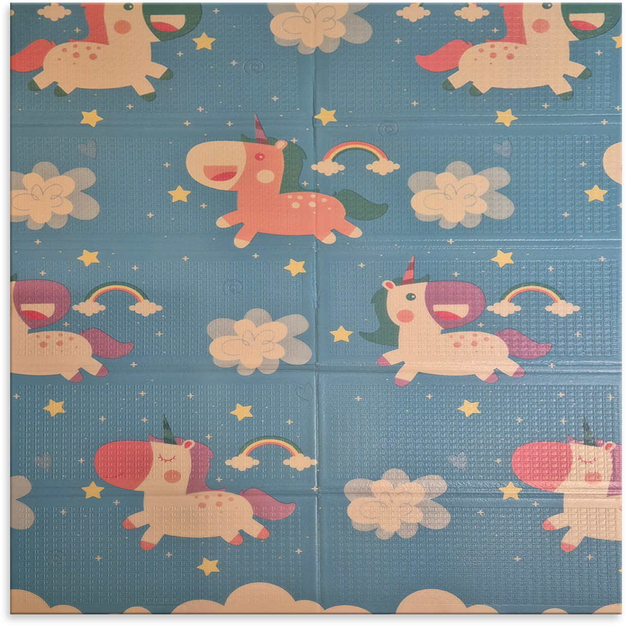 Sklopiva dvostrana podloga za igru i puzanje  - Leteći Miš 180x120 cm