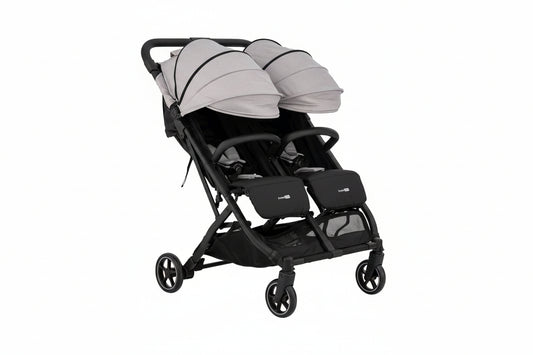 FREEON kolica za blizance Active Twin siva