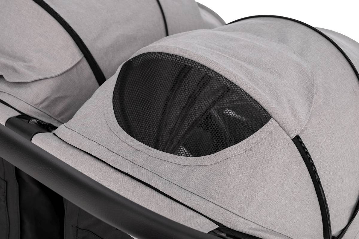 FREEON kolica za blizance Active Twin siva