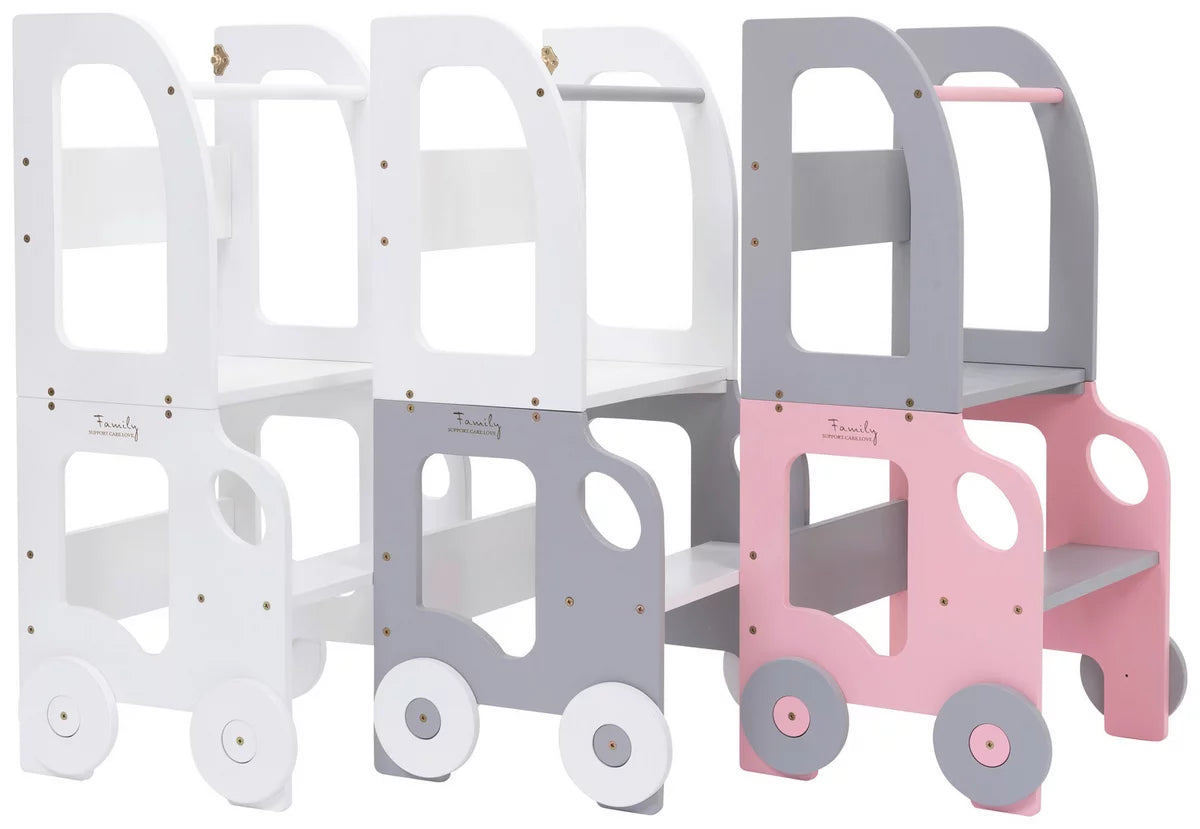 Dječji toranj za učenje i stol 2-u-1: "Auto"