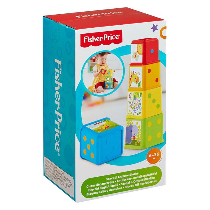 Fisher Price - Kocke za slaganje u boji