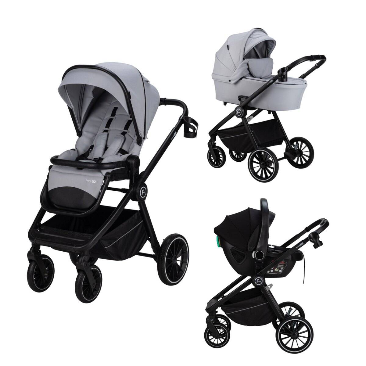 FREEON kolica 3u1 Grand gray