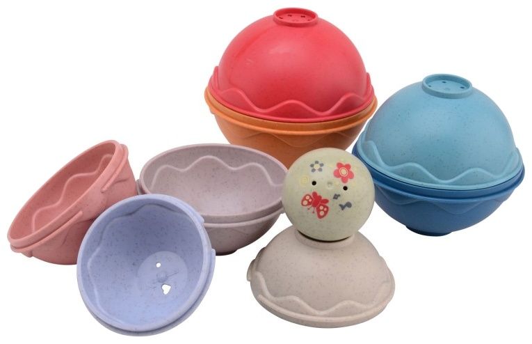 Happy World - Kuglice za slaganje od bioplastike