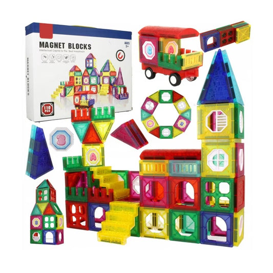 Kreativni set magnetskih blokova - Magnetic STEM 60 / 110 kom