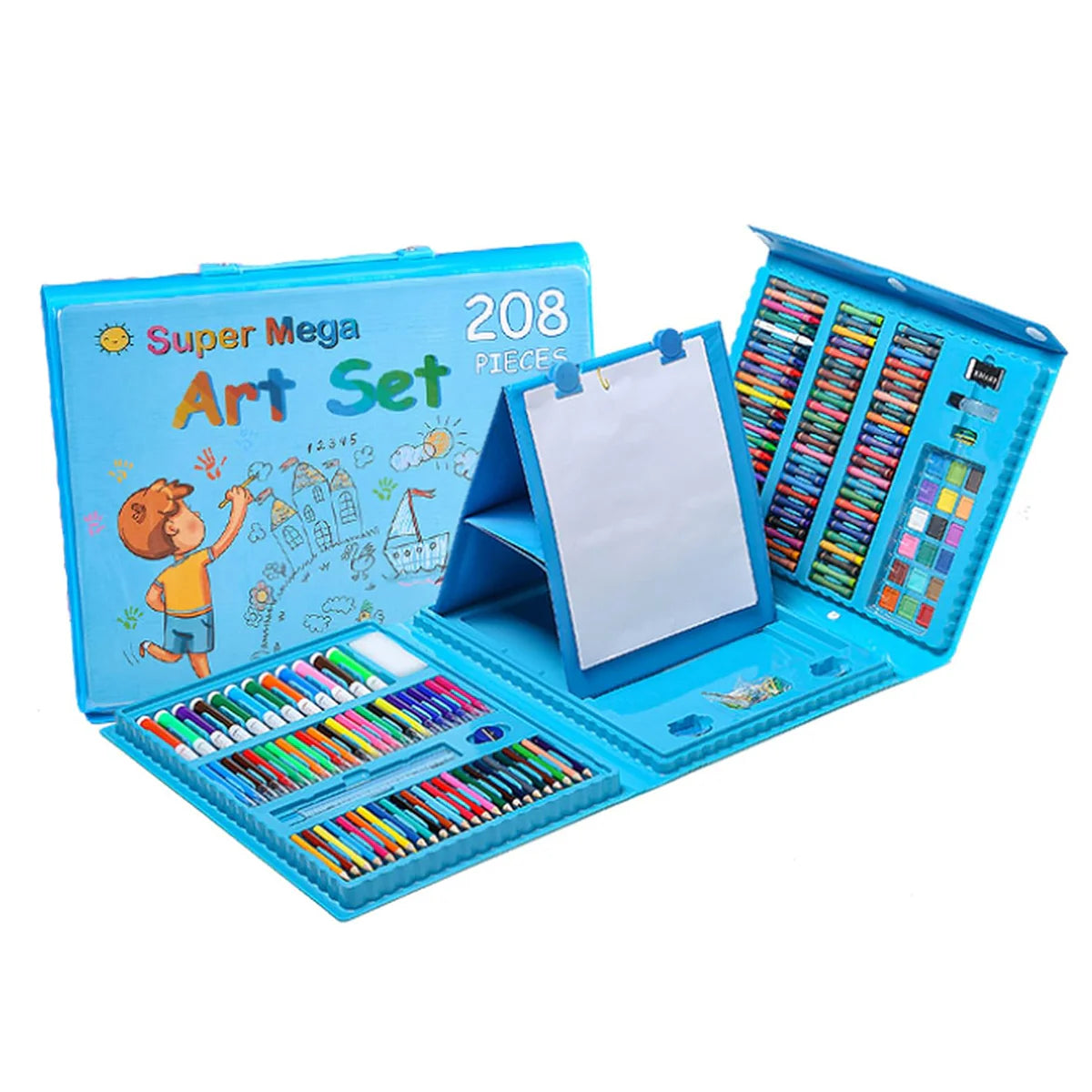 MiniPicasso Box 208 dijelova rozi / plavi