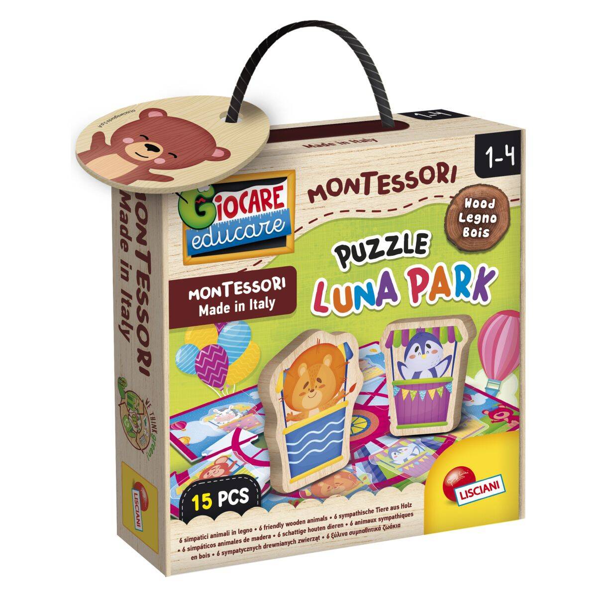 Lisciani luna park Montessori puzzle