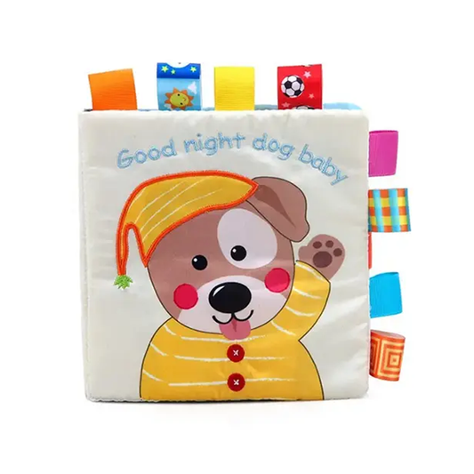 Mekana interaktivna slikovnica - Cloth book soothe plush