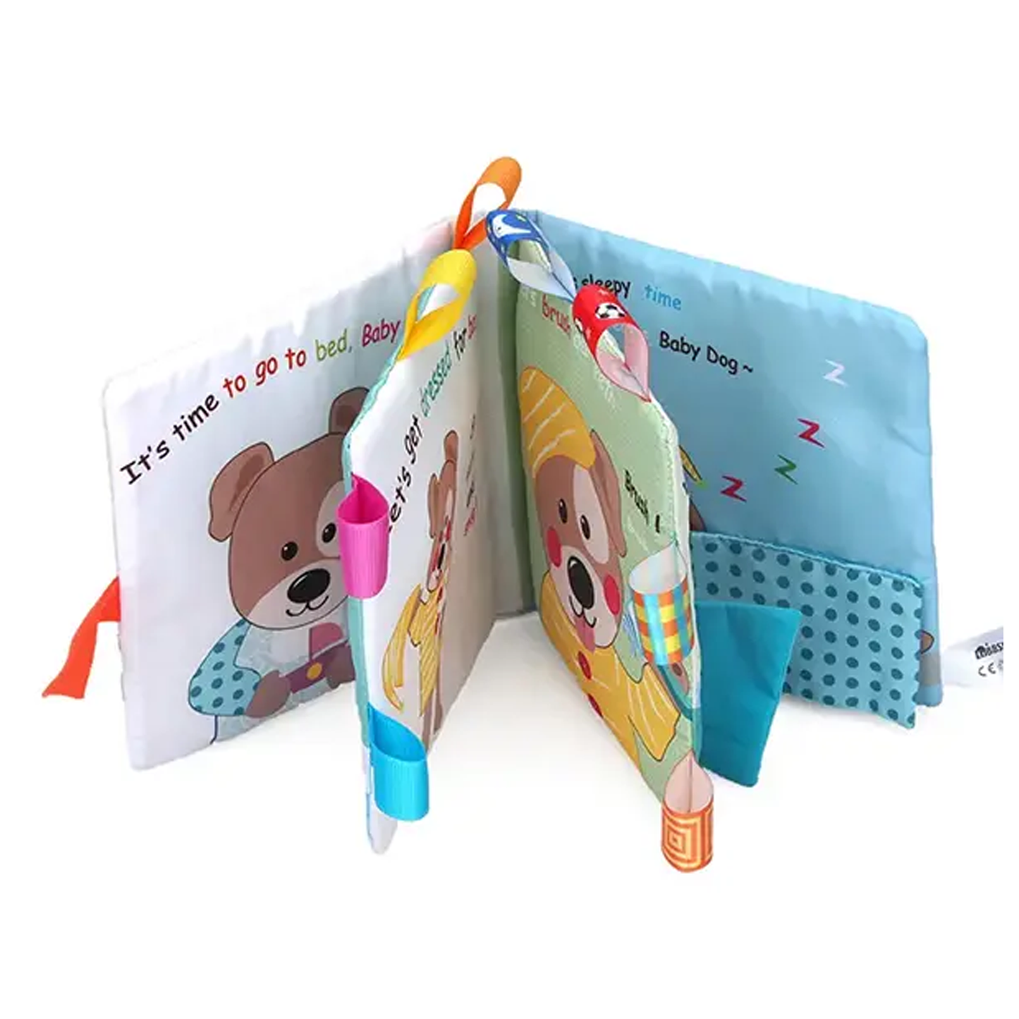 Mekana interaktivna slikovnica - Cloth book soothe plush